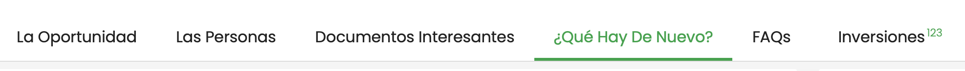 ¿Qué hay de nuevo?